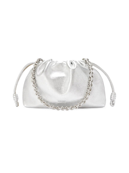 LOEWE Medium Flamenco Laminated Leather Shoulder Bag