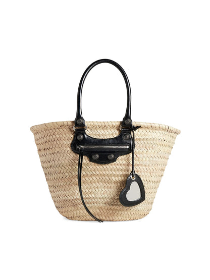 Balenciaga Le Cagole Medium Basket Tote Bag