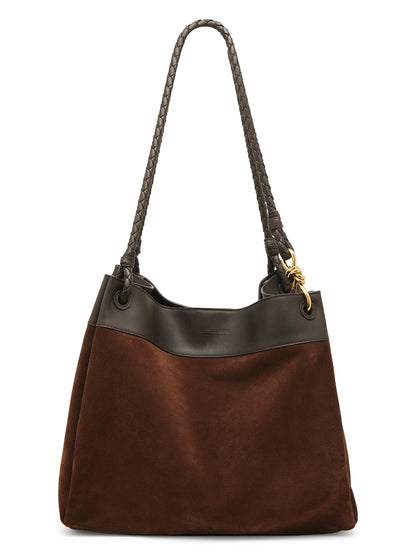 Bottega Veneta Maxi Parachute Leather & Suede Tote Bag