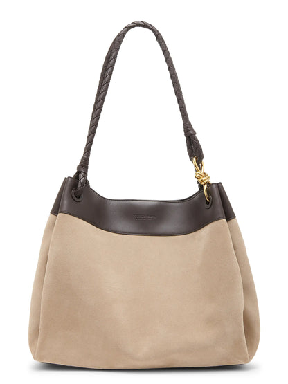 Bottega Veneta Maxi Parachute Leather & Suede Tote Bag