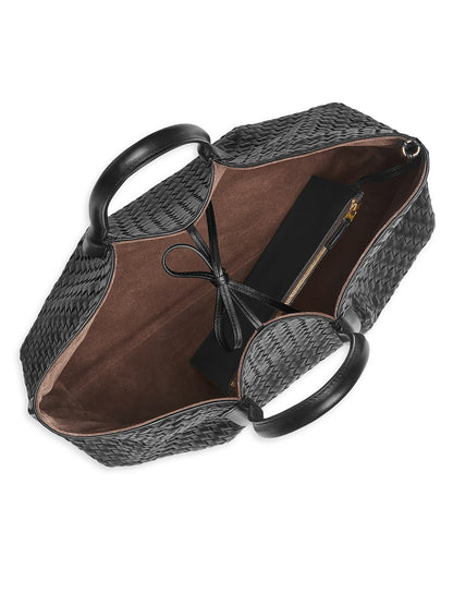 Bottega Veneta Pinacoteca Reversible Intrecciato Leather Tote Bag