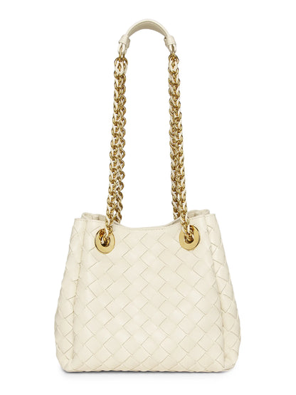 Bottega Veneta Small Parachute Intrecciato Leather Shoulder Bag