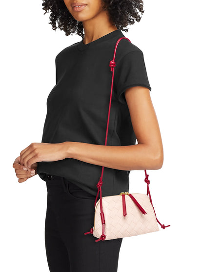 Bottega Veneta Concert Intrecciato Leather Pouch