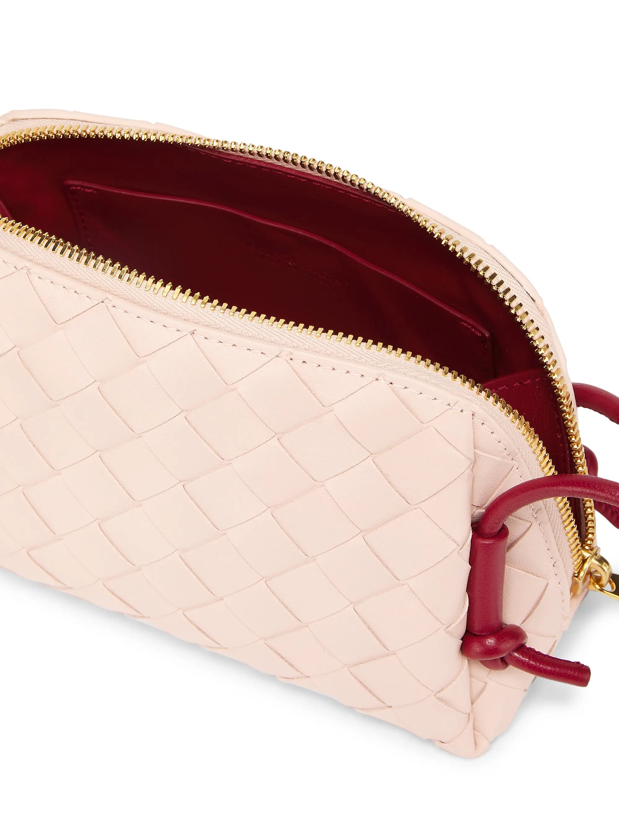 Bottega Veneta Concert Intrecciato Leather Pouch