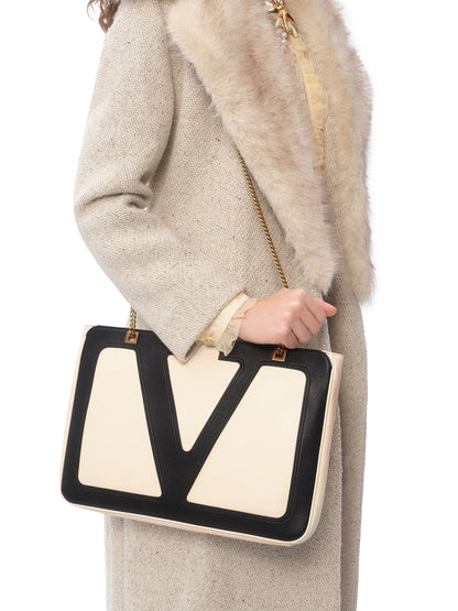 Valentino Garavani Viva Superstar Medium Nappa Leather Shopping Bag