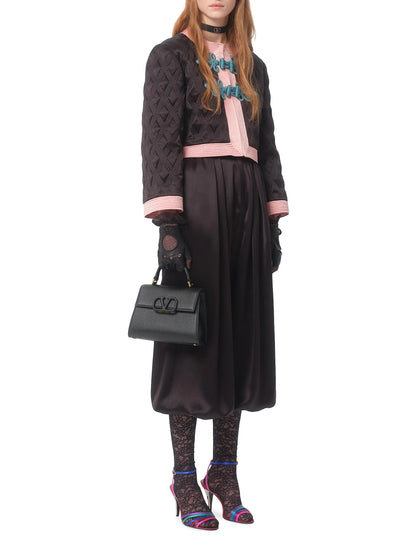 Valentino Garavani Small VSling Grainy Calfskin Handbag