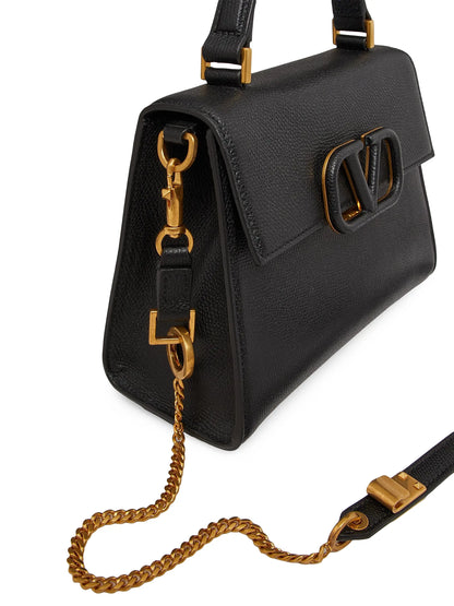 Valentino Garavani Small VSling Grainy Calfskin Handbag