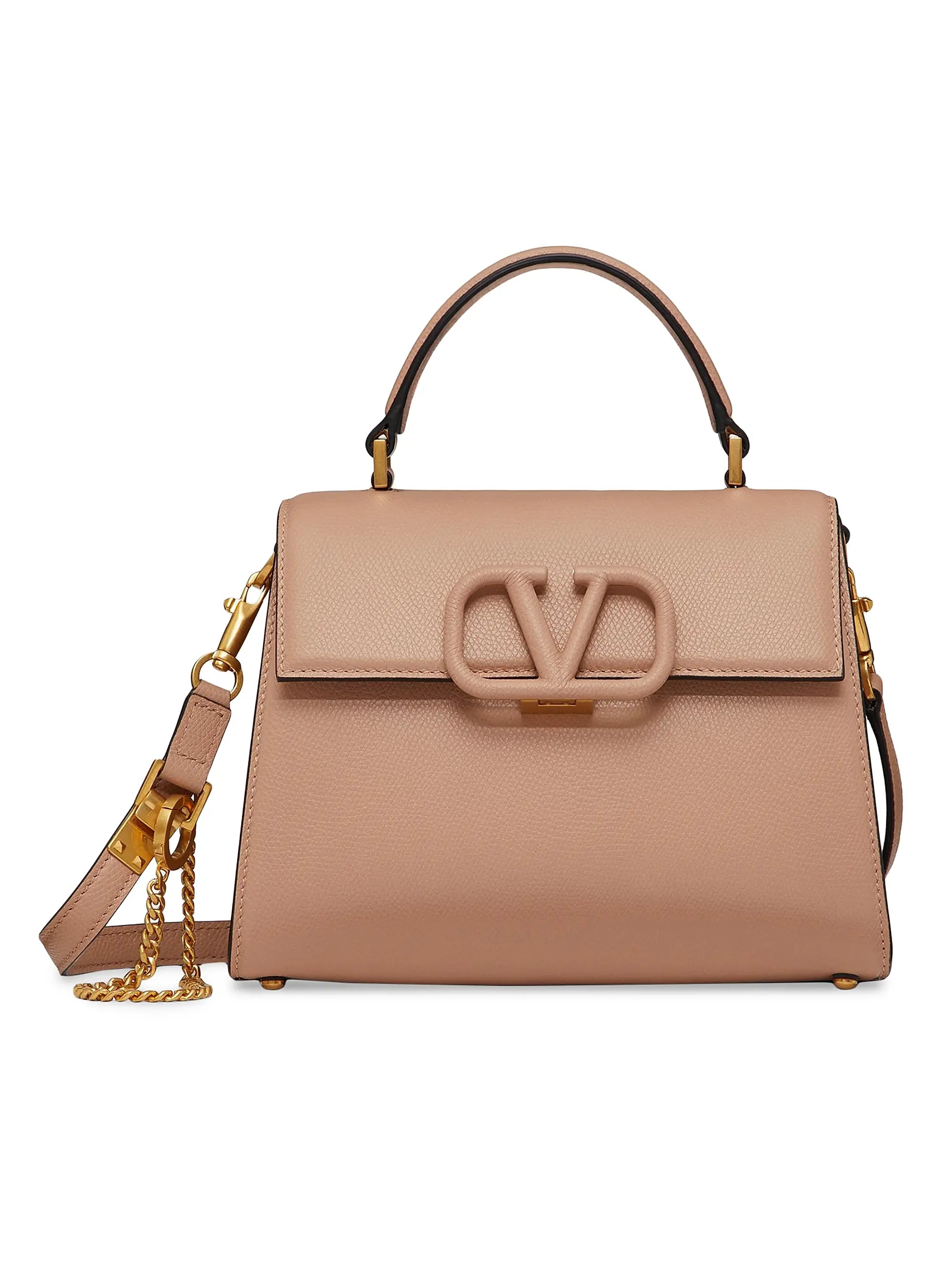 Valentino Garavani Small VSling Grainy Calfskin Handbag