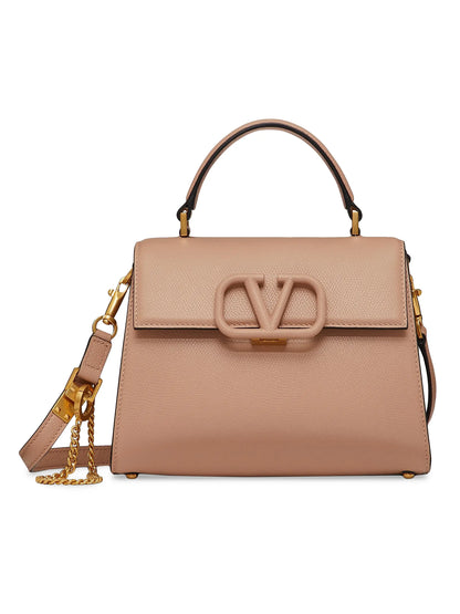 Valentino Garavani Small VSling Grainy Calfskin Handbag