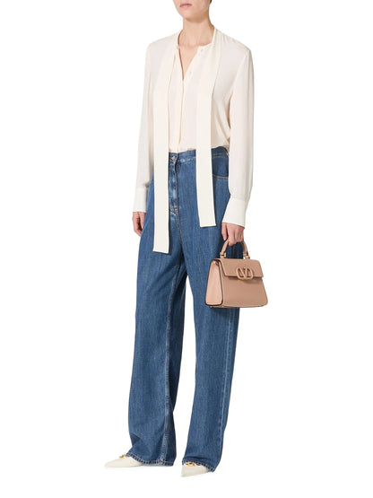Valentino Garavani Small VSling Grainy Calfskin Handbag