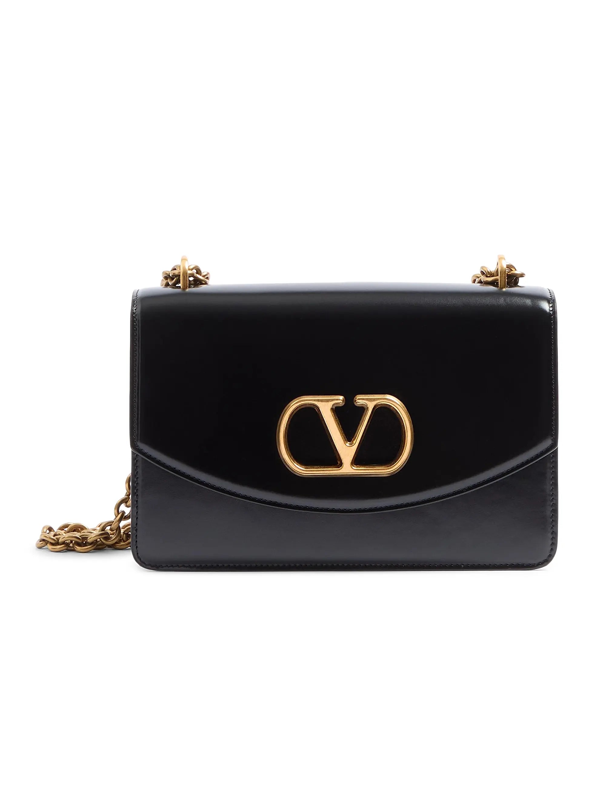 Valentino Garavani Vain Shoulder Bag in Shiny Calfskin