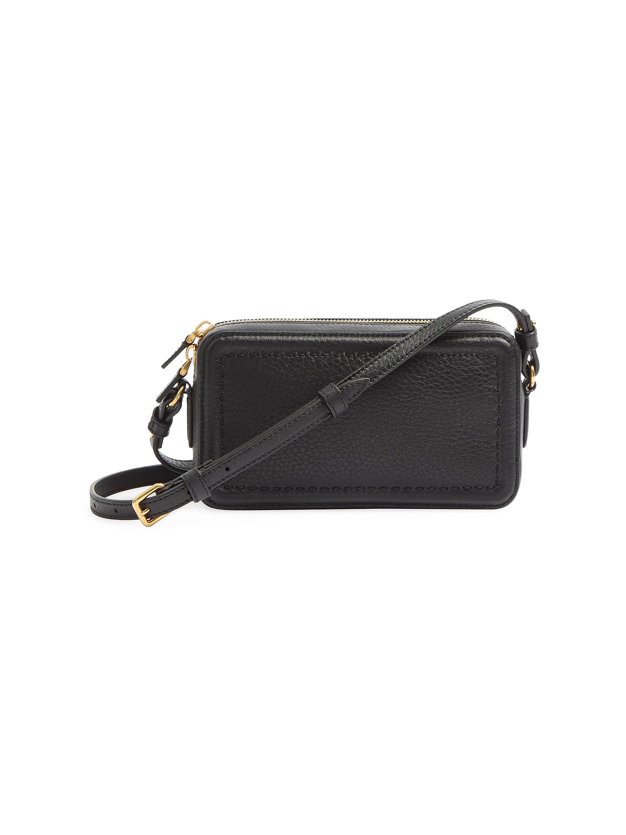 Valentino Garavani Alltime Mini Shoulder Bag in Grainy Calfskin