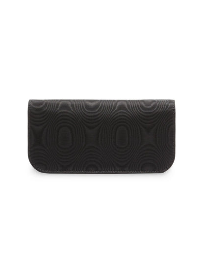 Valentino Garavani Locò Moiré Fabric Clutch with Jewel Logo