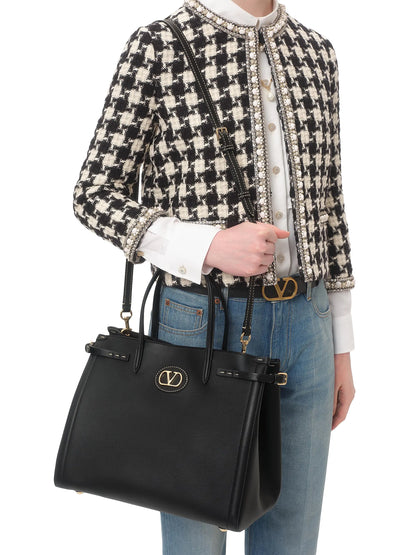 Valentino Garavani Antibes Medium Calfskin Shopping Bag
