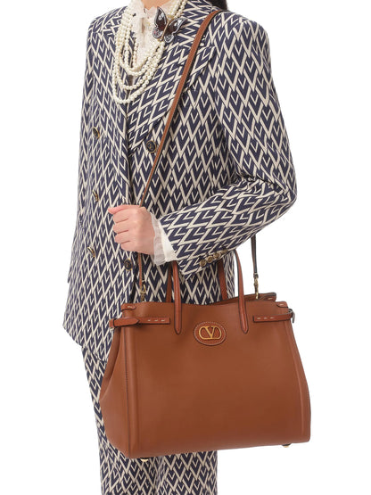 Valentino Garavani Antibes Medium Calfskin Shopping Bag
