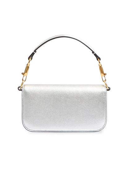 Valentino Garavani Locò Small Shoulder Bag in Laminated Calfskin