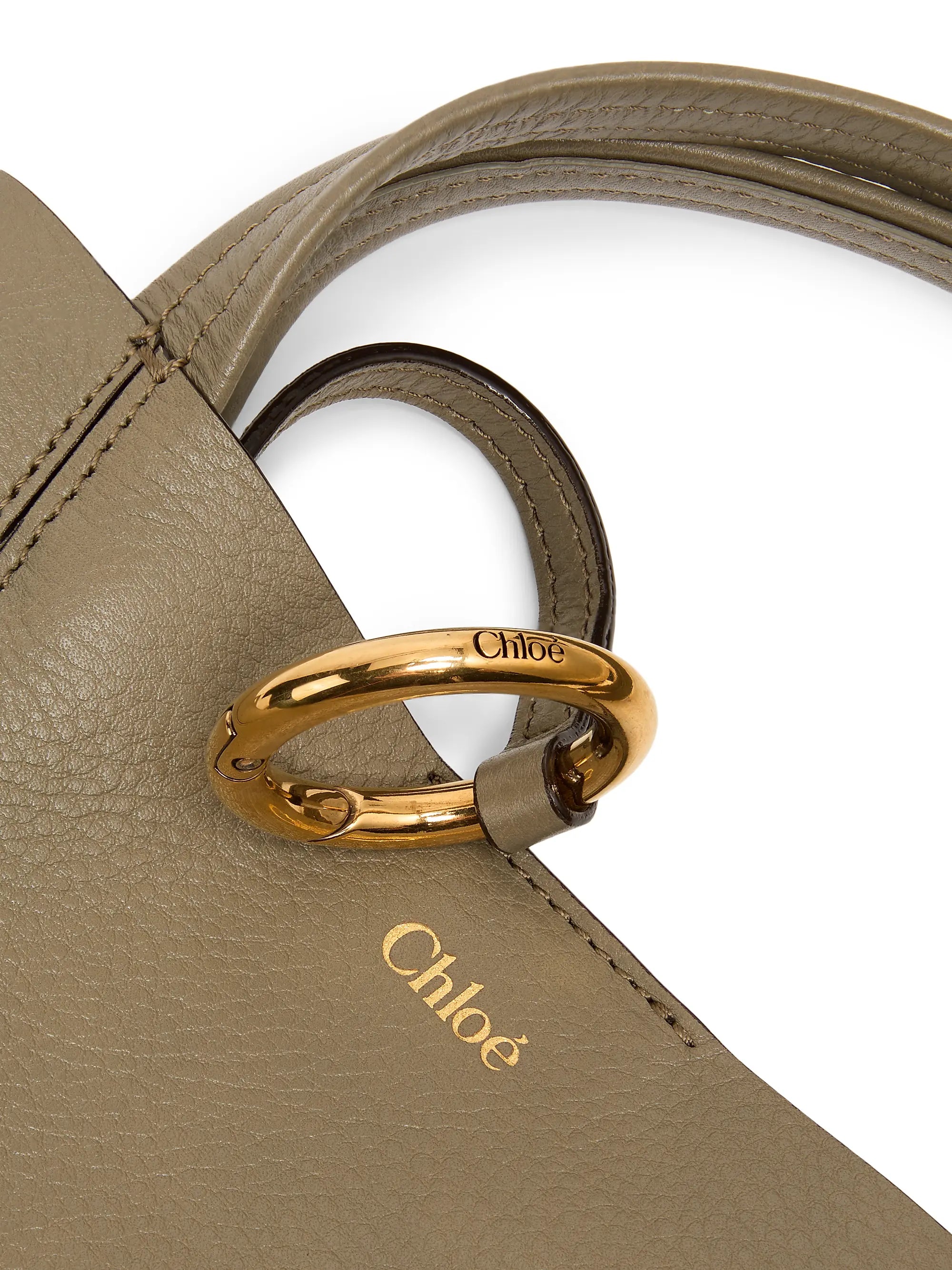 Chloé Small Spin Leather Tote Bag