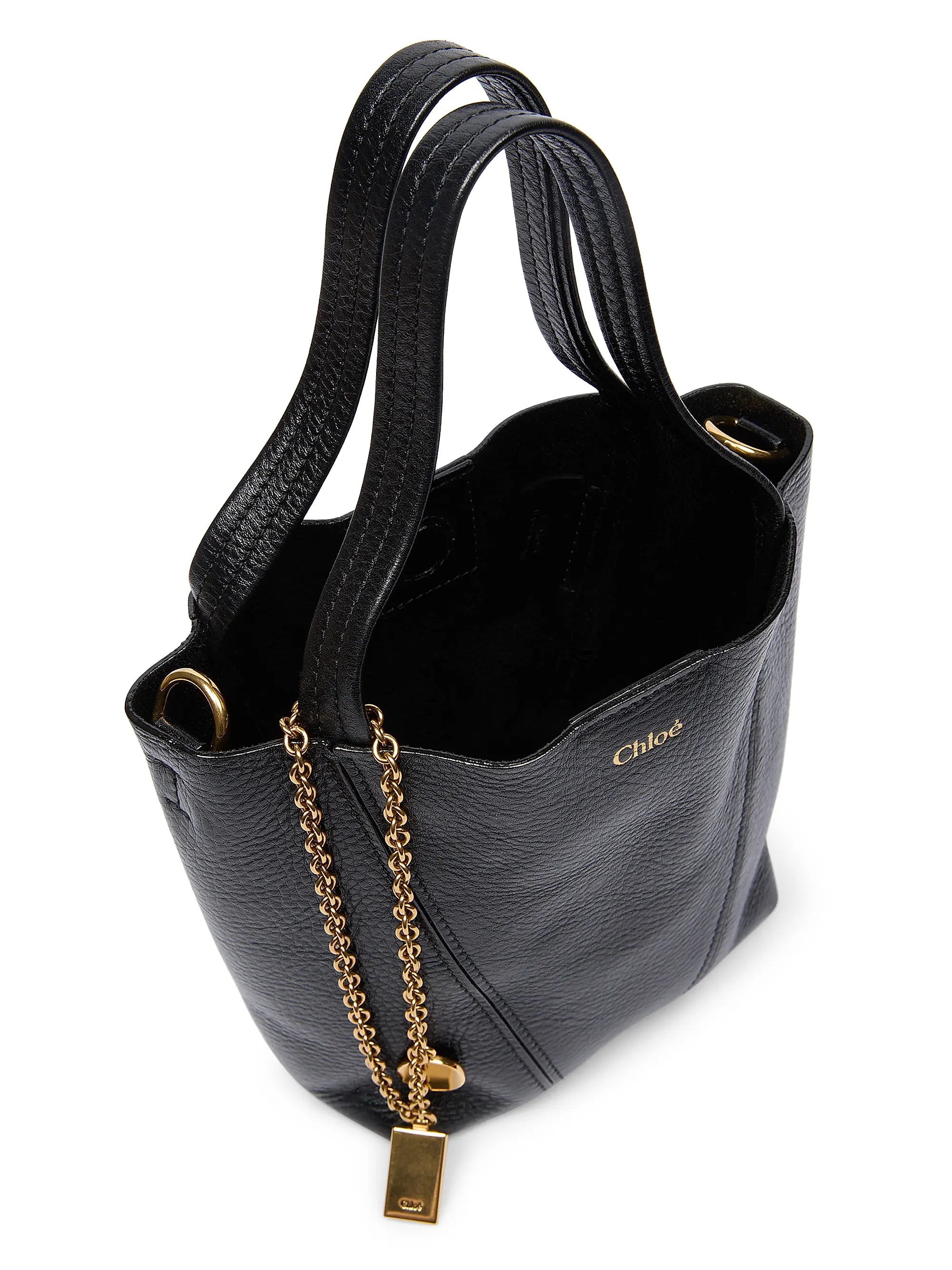 Chloé Small Spin Leather Tote Bag