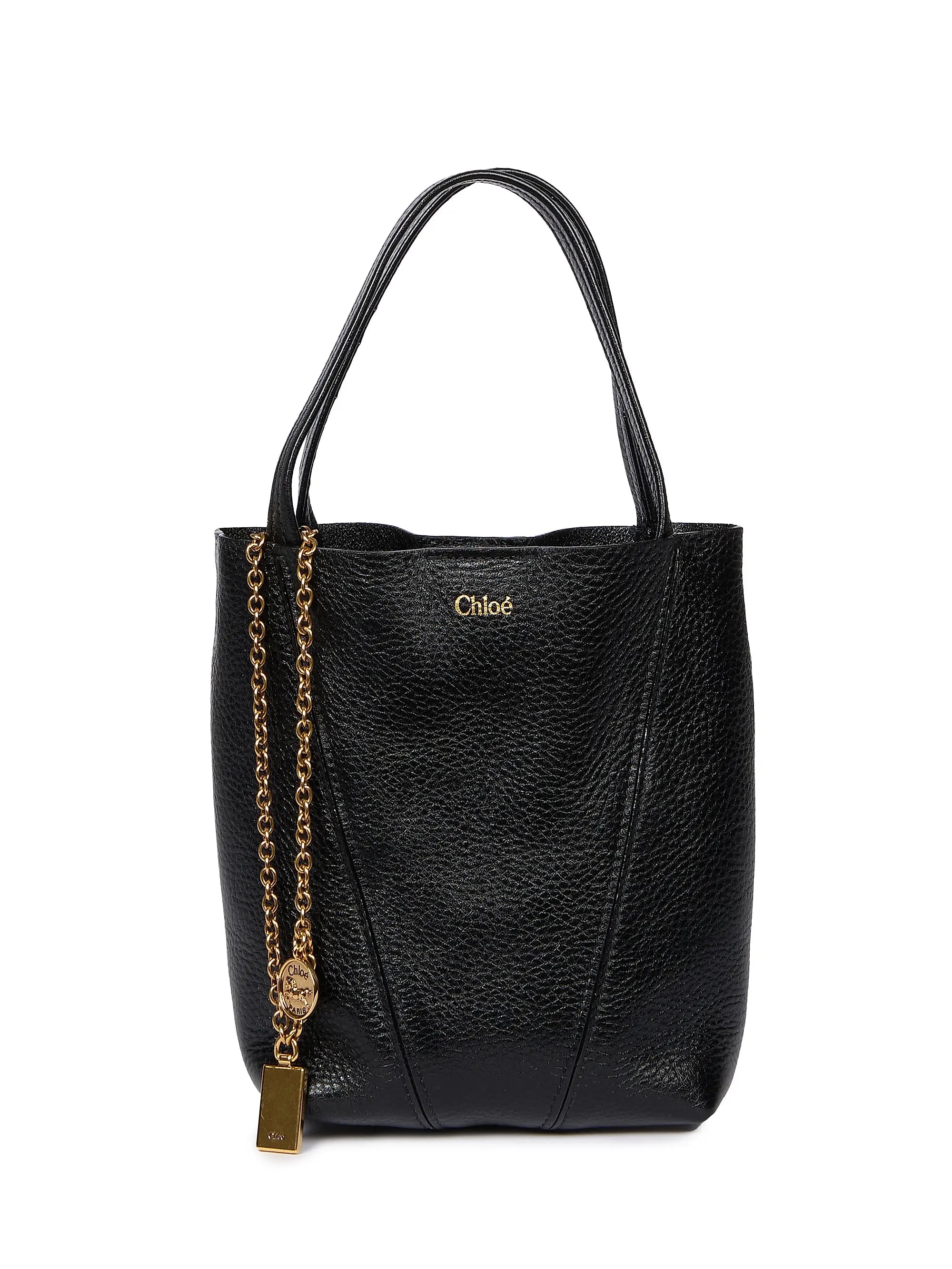 Chloé Small Spin Leather Tote Bag