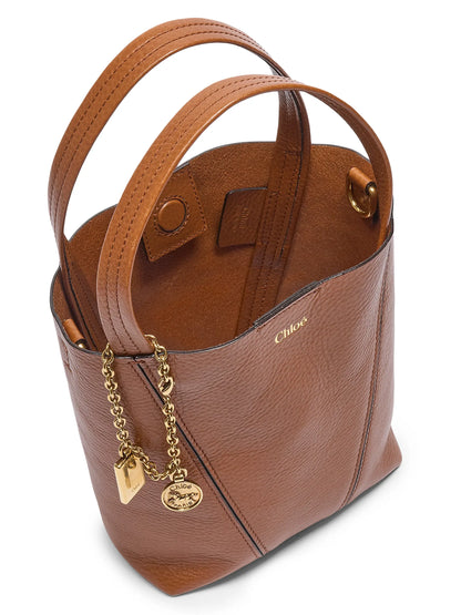Chloé Small Spin Leather Tote Bag