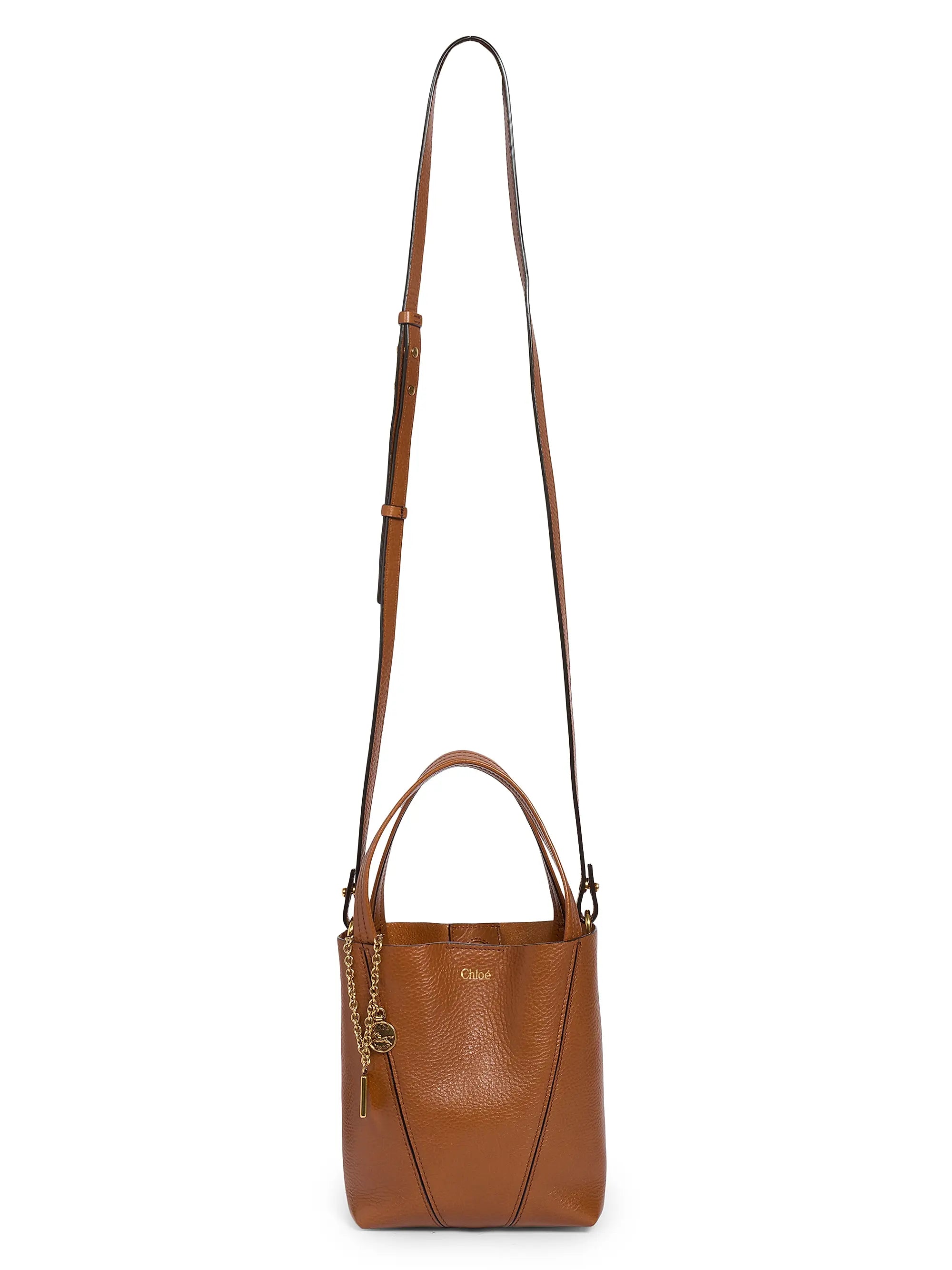 Chloé Small Spin Leather Tote Bag