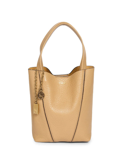 Chloé Small Spin Leather Tote Bag