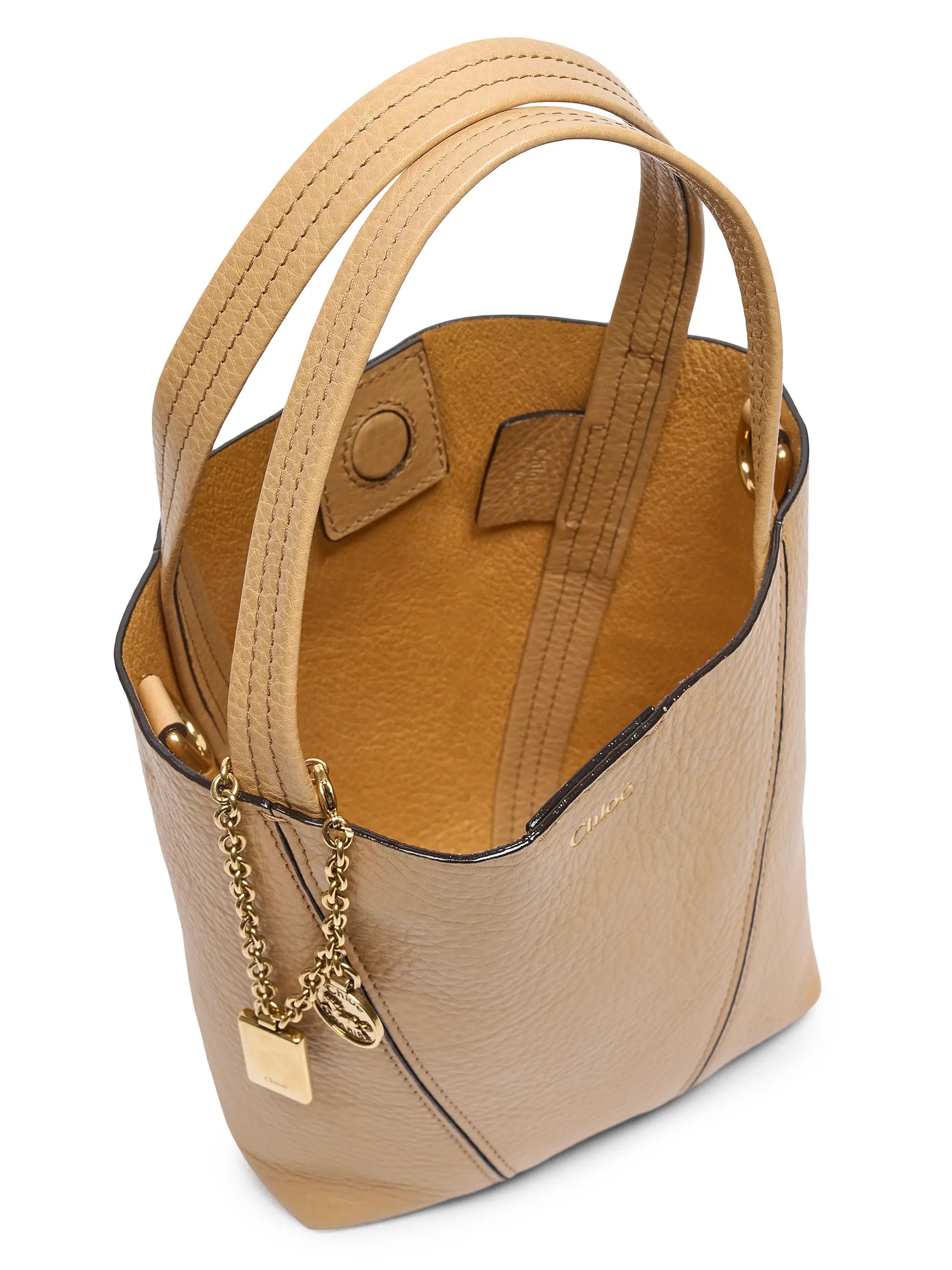 Chloé Small Spin Leather Tote Bag