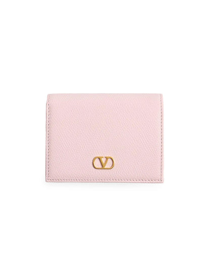 Valentino Garavani VLogo Signature Grainy Calfskin Wallet