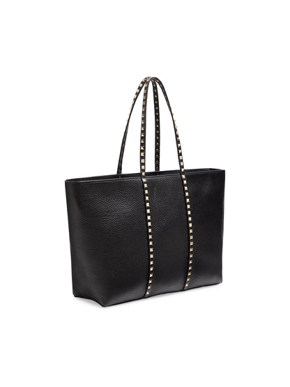 Valentino Garavani Rockstud Shopping Tote Bag in Grainy Calfskin
