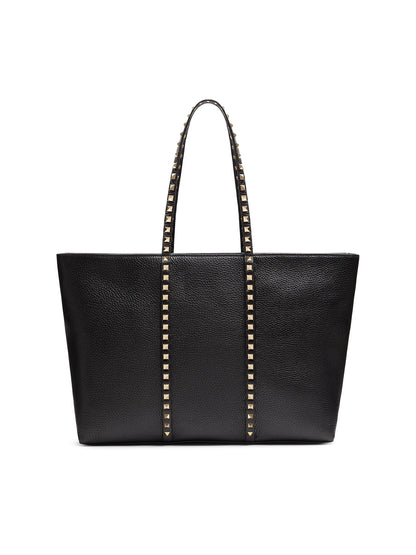 Valentino Garavani Rockstud Shopping Tote Bag in Grainy Calfskin