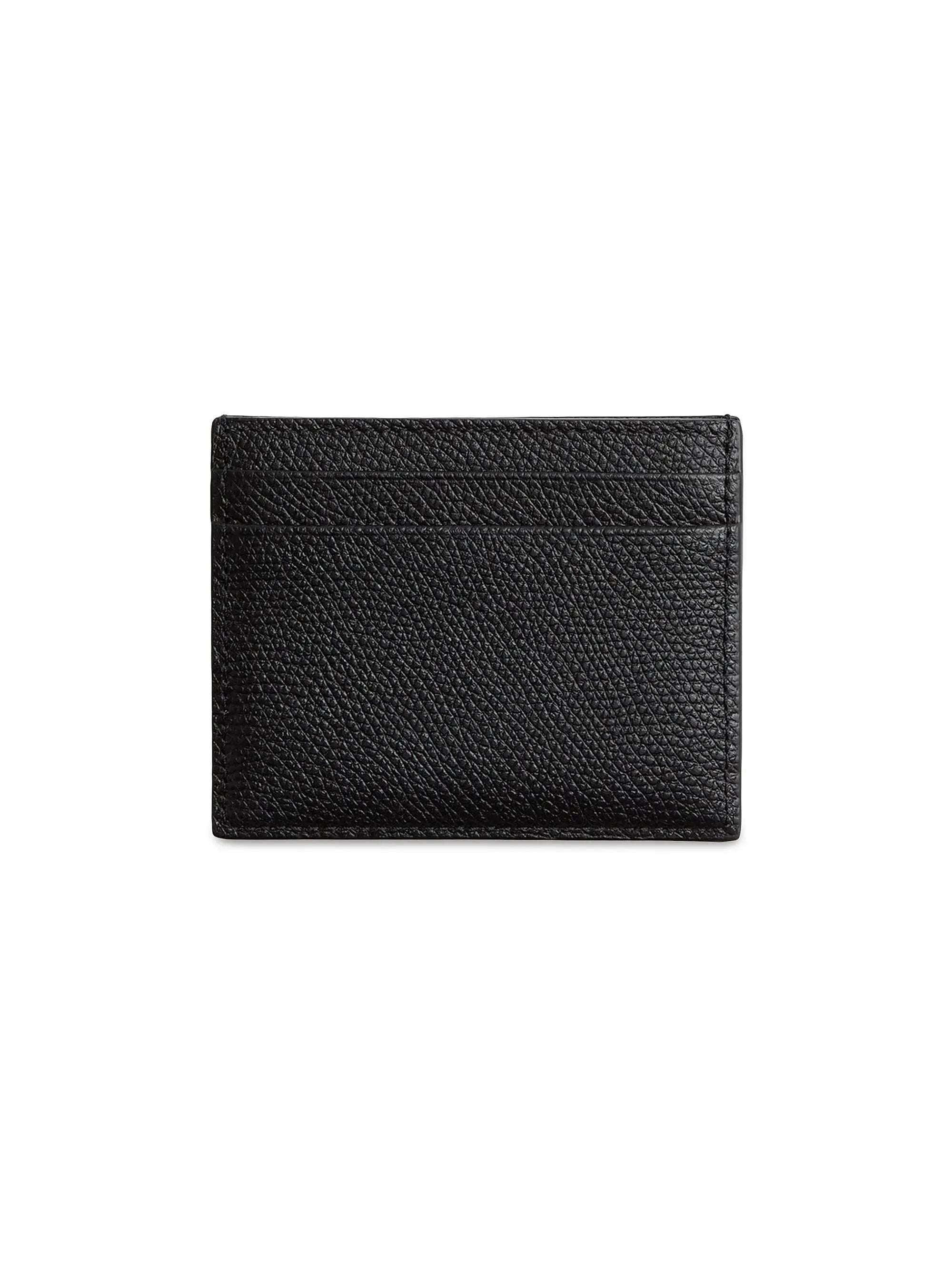 Valentino Garavani VLogo Signature Grainy Calfskin Card Holder