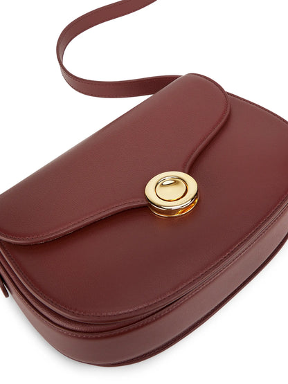 Loro Piana Ghiera Small Leather Crossbody Bag