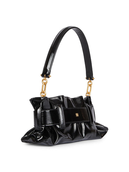 Balmain Anthem Mini Leather Shoulder Bag