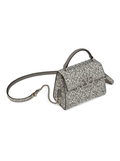 Valentino Garavani Mini VSling Top Handle Bag with Sparkling Embroidery