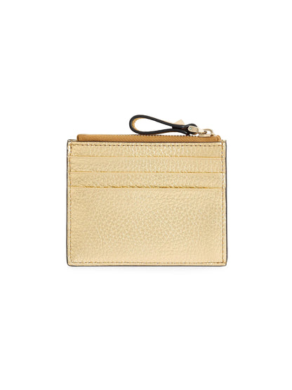 Valentino Garavani Rockstud Calfskin Card Holder