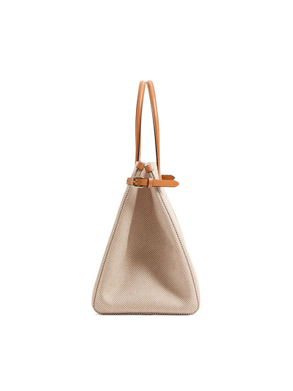 Valentino Garavani Antibes Medium Canvas Shopping Tote Bag