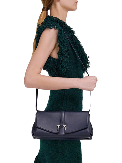 FERRAGAMO Gancini Leather Crossbody Bag