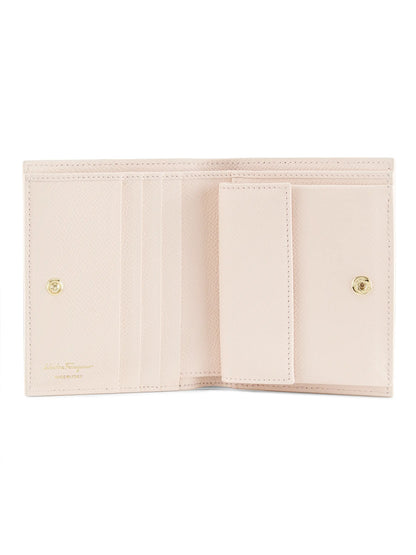 FERRAGAMO 154 Gemini Leather Bifold Wallet