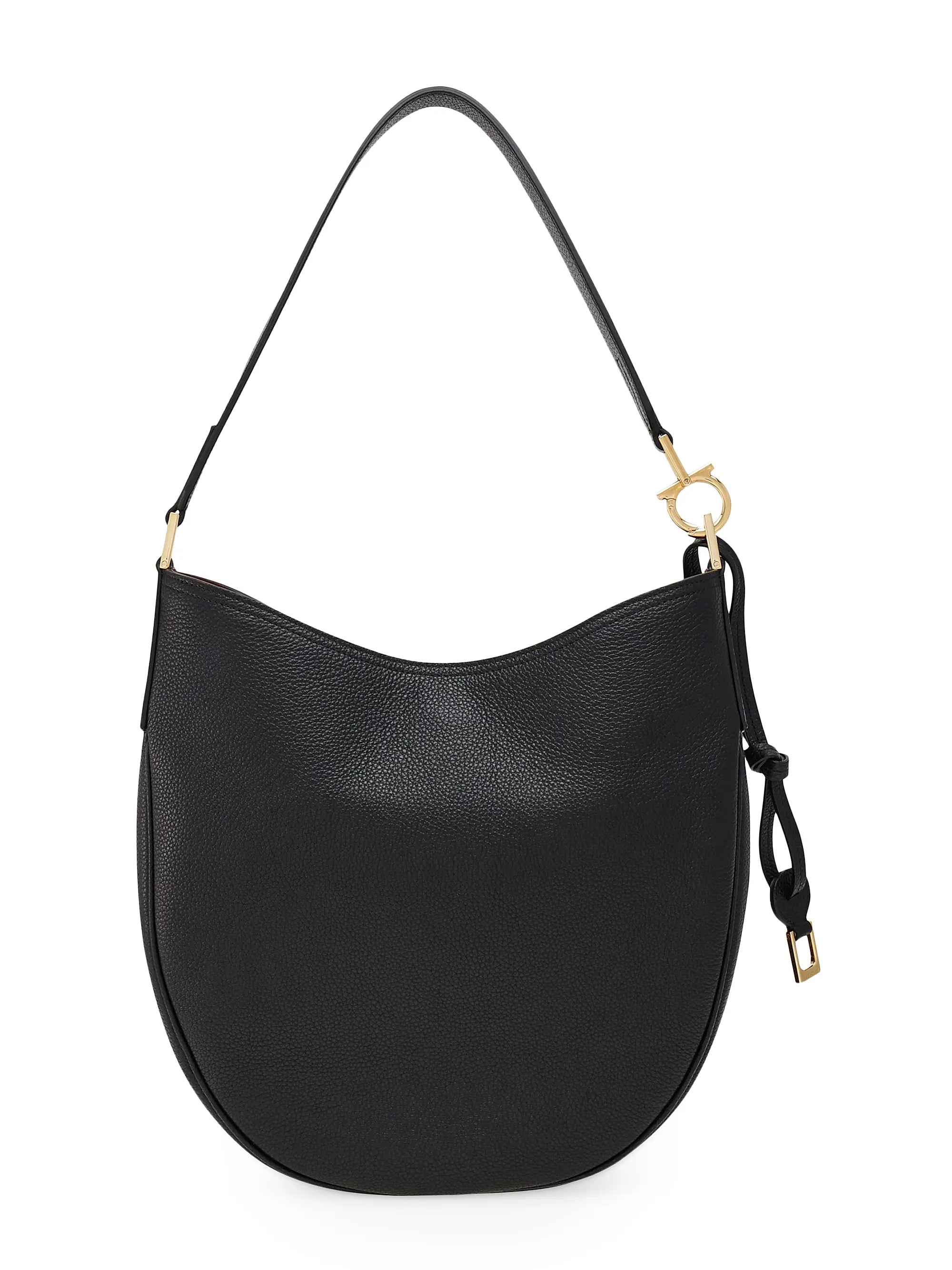 FERRAGAMO Smile Leather Hobo Bag