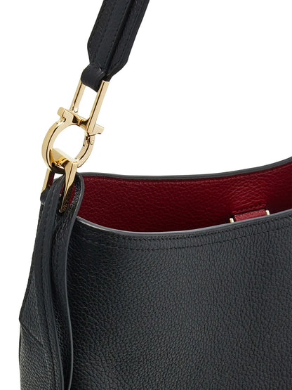 FERRAGAMO Smile Leather Hobo Bag