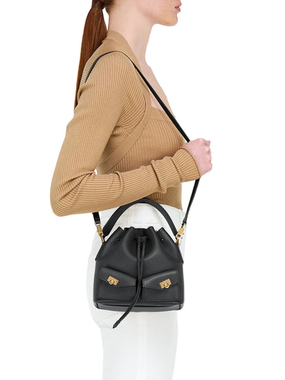 FERRAGAMO Leather Bucket Bag
