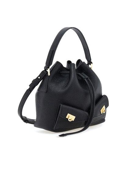 FERRAGAMO Leather Bucket Bag