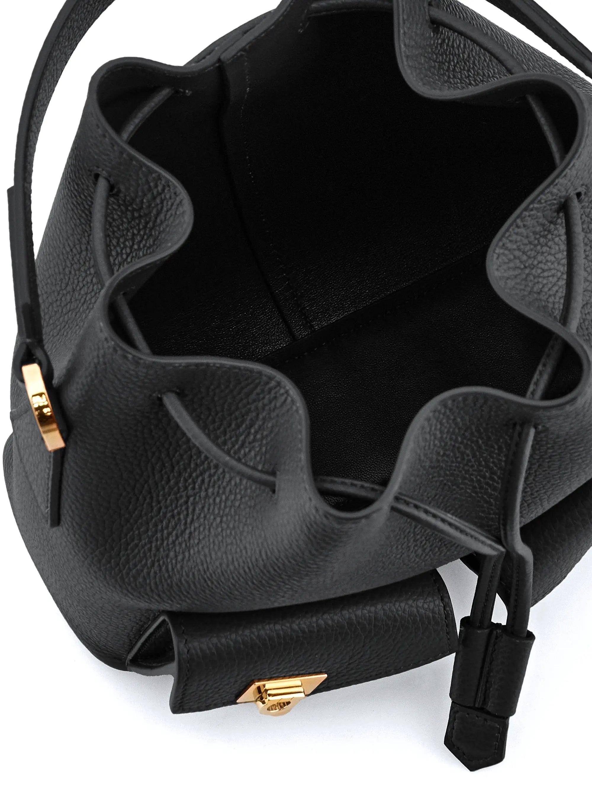 FERRAGAMO Leather Bucket Bag