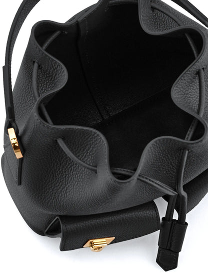 FERRAGAMO Leather Bucket Bag