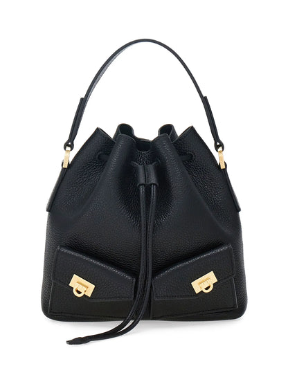 FERRAGAMO Leather Bucket Bag