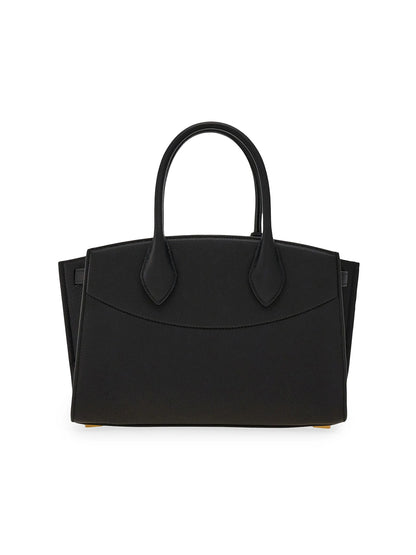 FERRAGAMO Studio Leather Satchel