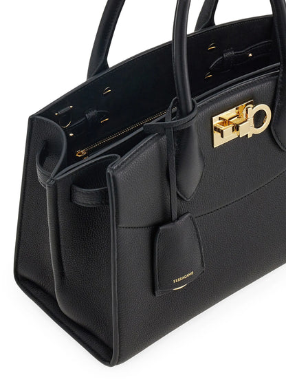 FERRAGAMO Studio Leather Satchel