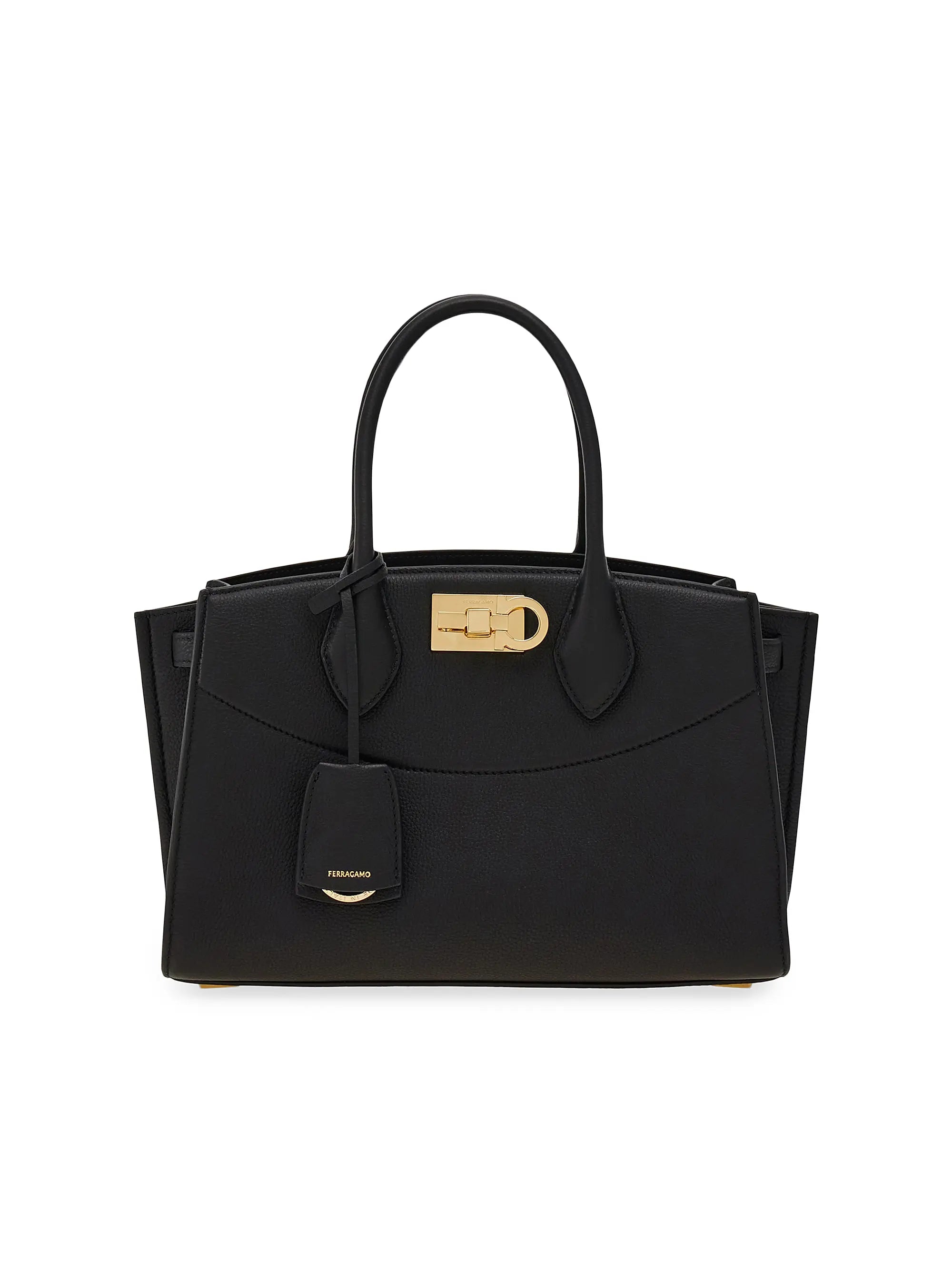 FERRAGAMO Studio Leather Satchel