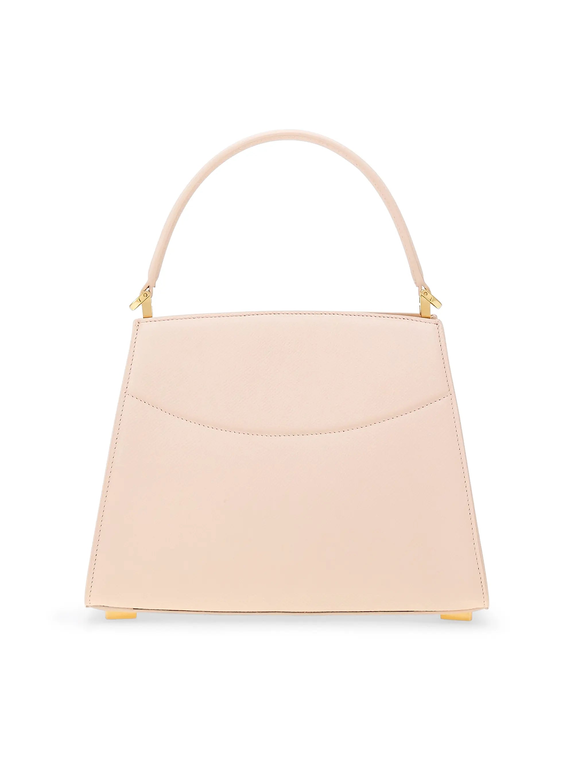 FERRAGAMO Studio Box Leather Top Handle Bag