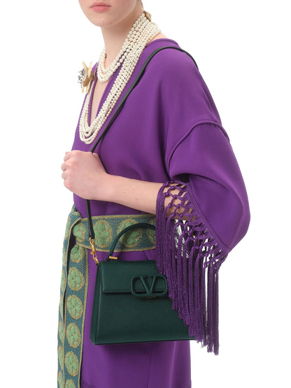 Valentino Garavani Small VSling Grainy Calfskin Handbag